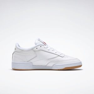 Adidasy Damskie Reebok Club C 85 Białe/Głęboka Szare PL 68TVLGO